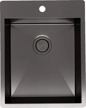 Мойка кухонная Reflexion Iseo RX2240BL оружейная сталь