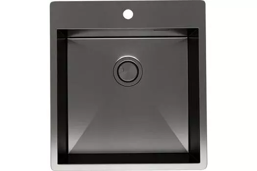 Мойка кухонная Reflexion Iseo RX2246BL оружейная сталь