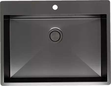 Мойка кухонная Reflexion Iseo RX2265BL оружейная сталь
