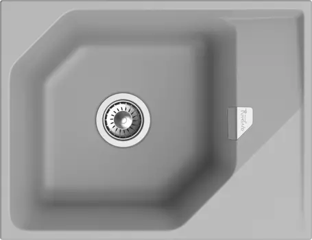 Мойка кухонная Rivelato Locus LS-65 grigio metallizzato