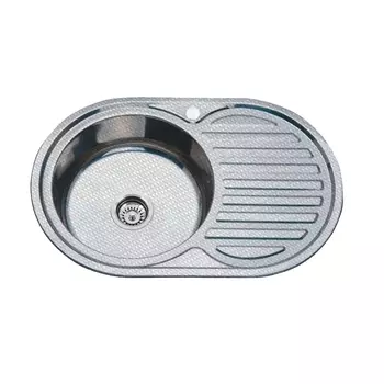 Мойка кухонная Ростовская Мануфактура Сантехники (РМС) MD6-7750OVL нержавеющая сталь