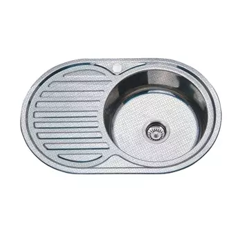 Мойка кухонная Ростовская Мануфактура Сантехники (РМС) MD6-7750OVR нержавеющая сталь