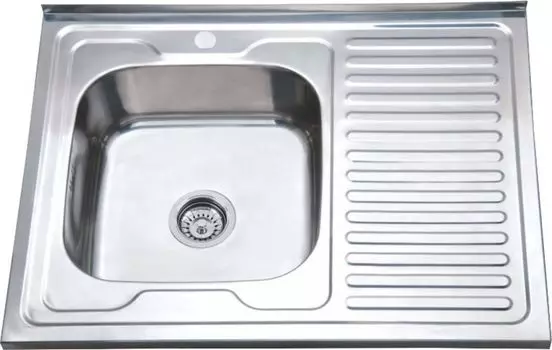 Мойка кухонная Ростовская Мануфактура Сантехники (РМС) MG6-8060L хром
