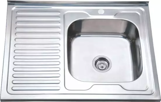 Мойка кухонная Ростовская Мануфактура Сантехники (РМС) MG6-8060R хром