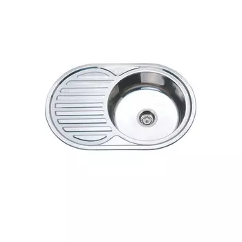 Мойка кухонная Ростовская Мануфактура Сантехники (РМС) MG6-7750OVR хром