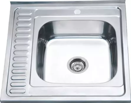 Мойка кухонная Ростовская Мануфактура Сантехники (РМС) MG6-6060R хром