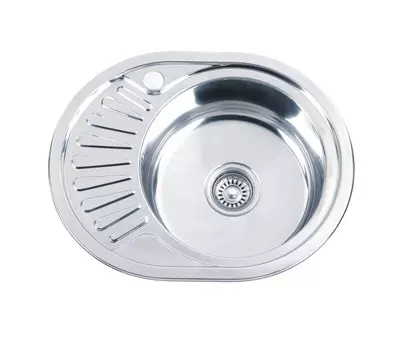 Мойка кухонная Ростовская Мануфактура Сантехники (РМС) MG6-5745OVR хром