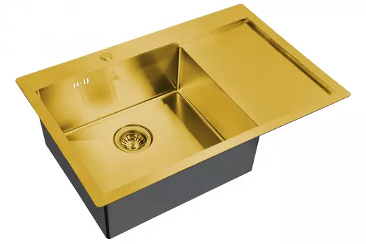 Мойка кухонная Steel Hammer SH 7851-L BRONZE бронза левая