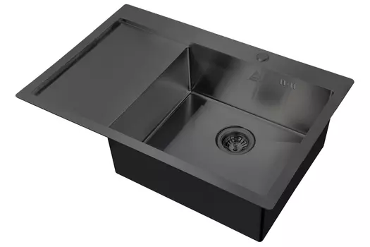 Мойка кухонная Steel Hammer SH 7851-R GRAFIT графит правая