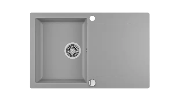 Мойка кухонная Teka CLIVO 45 B-TQ 1B 1D ALUGRAUMETALLIC графит металлик