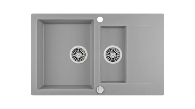 Мойка кухонная Teka CLIVO 60 B-TQ 1?B 1D ALUGRAUMETALLIC графит металлик