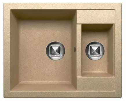 Мойка кухонная Tolero Classic R-109/101 бежевая