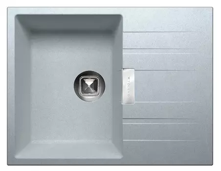 Мойка кухонная Tolero Loft TL-650/001 cерый металлик