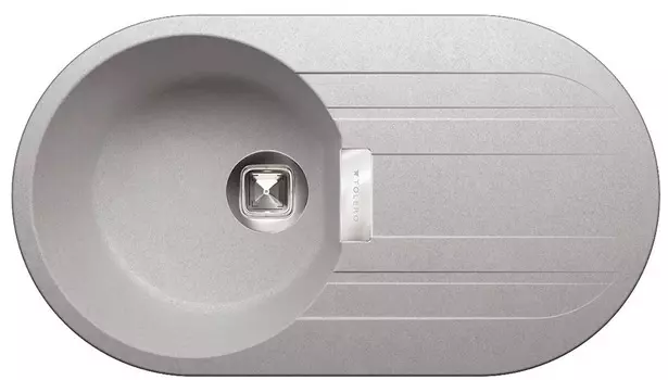 Мойка кухонная Tolero Loft TL-780/001 cерый металлик