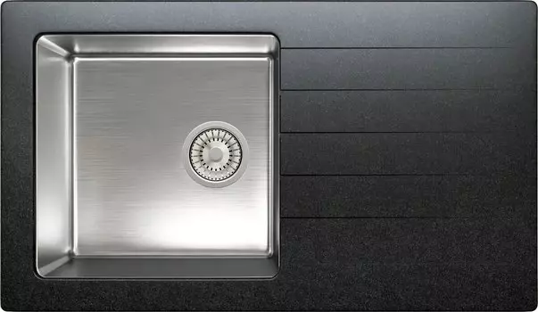 Мойка кухонная Tolero Twist TTS-860 № 911 черная