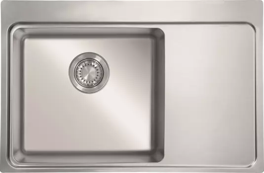 Мойка кухонная TopZero Micro MM780.510.60.GT10K L нержавеющая сталь