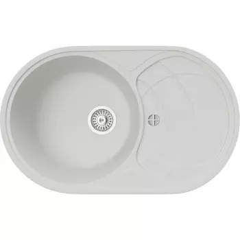 Мойка кухонная TopZeroAlla 780.500-07 Ice 07, 50х78 см