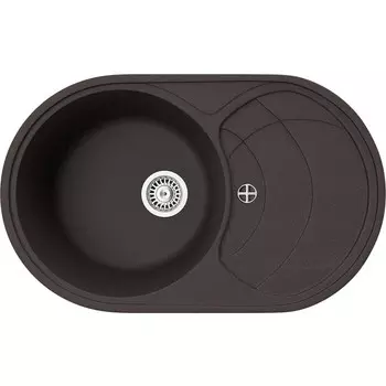 Мойка кухонная TopZeroAlla 780.500-93 Chocolate 93, 50х78 см