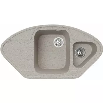 Мойка кухонная TopZeroAngelina 960.510.15-38 Ground 38, 51х96 см