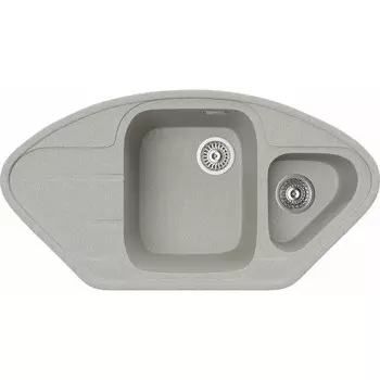 Мойка кухонная TopZeroAngelina 960.510.15-47 Smoke 47, 51х96 см