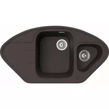 Мойка кухонная TopZeroAngelina 960.510.15-93 Chocolate 93, 51х96 см