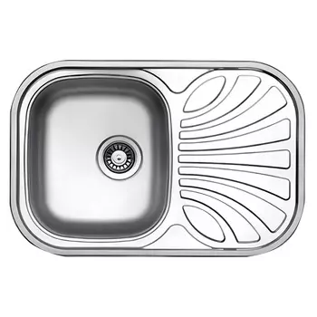 Мойка кухонная TopZero Galant GAP737.488.GT8K нержавеющая сталь, 48,8х73,7 см