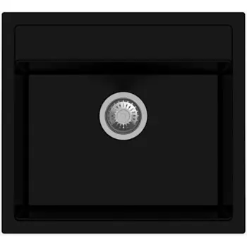 Мойка кухонная TopZeroGeorgia 560.510-77 Deep black 77, 51х56 см