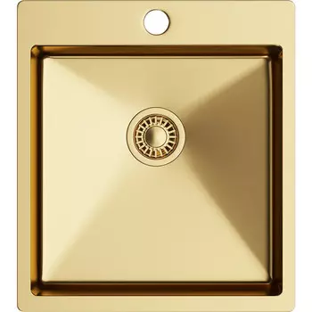 Мойка кухонная TopZeroTNL450.505 GOLD золото, 50,5х45 см