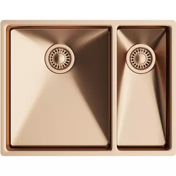 Мойка кухонная TopZeroTNL 340.70.30 GOLD ROSE медь, 44х57 см