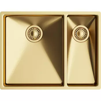 Мойка кухонная TopZeroTNL 340.70.30 GOLD золото, 44х57 см