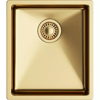 Мойка кухонная TopZeroTNL 340 GOLD золото, 44х38 см