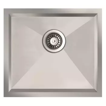 Мойка кухонная TopZeroTNL 450 12K нержавеющая сталь, 44х49 см