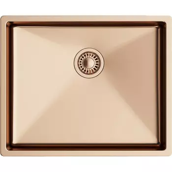 Мойка кухонная TopZeroTNL 500 GOLD ROSE медь, 44х54 см