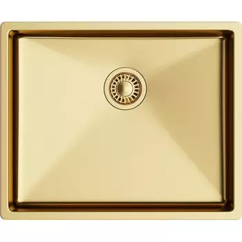 Мойка кухонная TopZeroTNL 500 GOLD золото, 44х54 см