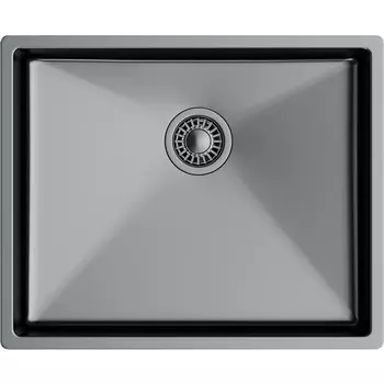 Мойка кухонная TopZeroTNL 500 TITAN титан, 44х54 см