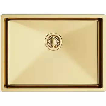 Мойка кухонная TopZeroTNL 550 GOLD золото, 45х60 см