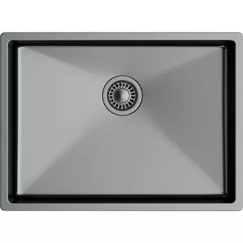 Мойка кухонная TopZeroTNL 550 TITAN титан, 45х60 см