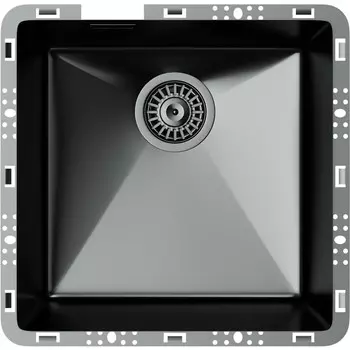 Мойка кухонная TopZeroTZ RS400 TITAN титан, 45х45 см