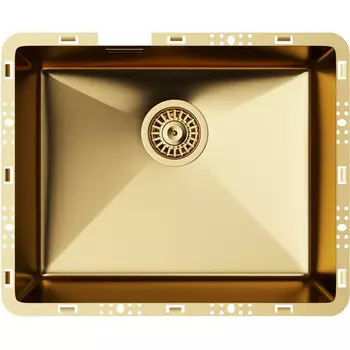 Мойка кухонная TopZeroTZ RS500 GOLD золото, 45х55 см