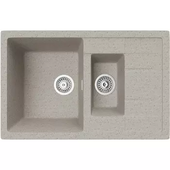 Мойка кухонная TopZeroValentina 780.500 15-38 Ground 38, 50х78 см