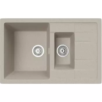 Мойка кухонная TopZeroValentina 780.500 15-58 Beach 58, 50х78 см