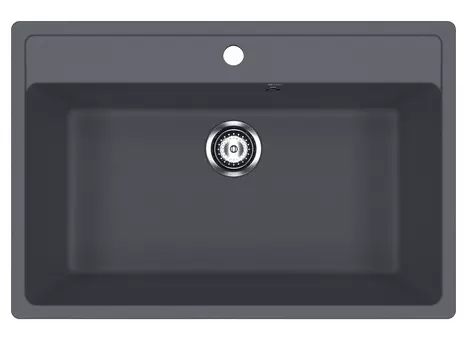 Мойка кухонная Ulgran Classic U-600-343 антрацит