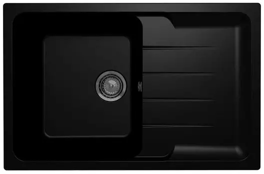 Мойка кухонная Ulgran Quartz Gerda 780-07 78х51 см, уголь