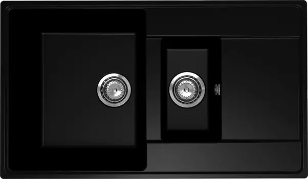 Мойка кухонная Ulgran Prima 860 1,5 K-07 86х50 см, уголь