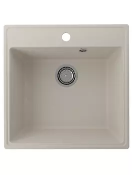 Мойка кухонная Ulgran Quartz Forte 505-02 50,5х50,5 см, лен