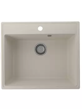 Мойка кухонная Ulgran Quartz Forte 580-02 58х50 см, лен