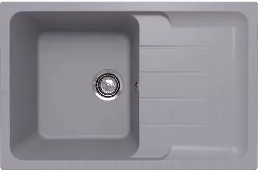 Мойка кухонная Ulgran Quartz Gerda 780-05 78х51 см, бетон