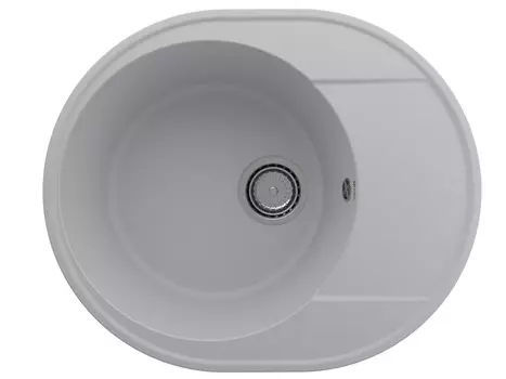 Мойка кухонная Ulgran Quartz Nora 585-04 58,5х48,5 см, платина