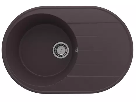 Мойка кухонная Ulgran Quartz Nora 750-06 75х50 см, трюфель