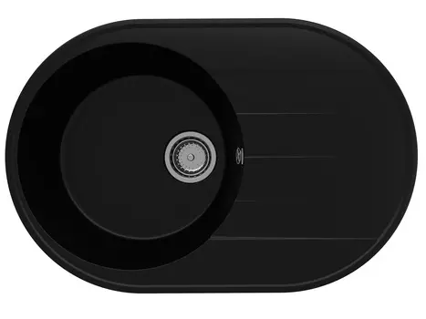 Мойка кухонная Ulgran Quartz Nora 750-07 75х50 см, уголь